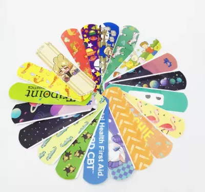 Children's Safety Adhesive Plasters Cartoon Bandage Cute Wound Band-aid Breathable Plaster
