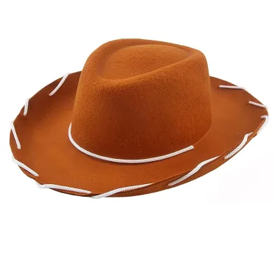 Children Western Prop Party Cowboy Hat Halloween Role-play Festivals Jazz Cowgirl Cap for Boys Girls
