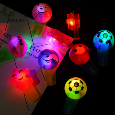 Colorful Cartoon LED Plastic Whistle for Promotion