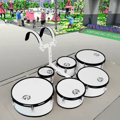 Traveling Drum with Back Frame, Multi Connected Drum, 6-tone Drum