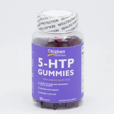 Melatonin Gummies 5-HTP Sleep Supplements Gummy Candy Promotes Helaxation and Sleep Melatonin Gummies