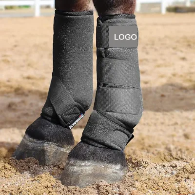 Classical Style Front Hind Leg Wrap Neoprene Ok Fabric Racing Riding Tendon Horse Boots