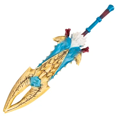 Monster Hunter World One Piece Cosplay Weapon Thunder Dragon Greatsword 1:1 Giant Resin Sword DIY Grade Game Merchandise