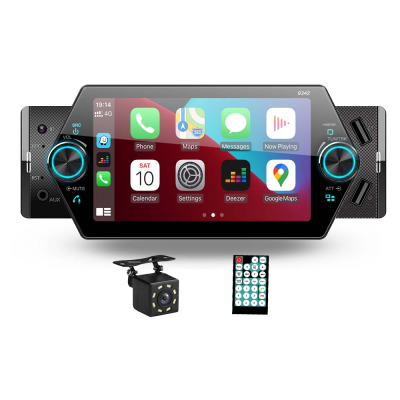 New Arrival Single Din 5inch FM Car Radio with CarPlay Android Auto Music Video BT Car MP5 Player