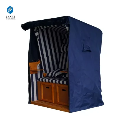 Custom Size Self Adhesive Beach Chair Lounger Covers Waterproof Patio Furniture Cover for Sofa and Seats