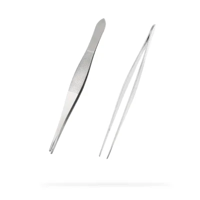 S2639-13 Factory Supply 5.12 in 130mm Thumb Forceps Straight Type Accept Custom Logo Stainless Steel Dressing Forceps Anti-Rus