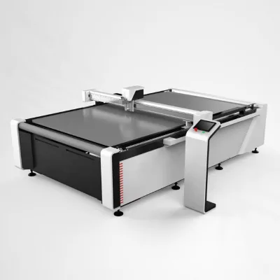 New Home Gee Victory 7.5KW 380V CNC Oscillating Knife Cutter Blanket Fabric Cutting Machine