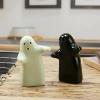 Low MOQ Customize Restaurant Ceramic Salt Pepper Shaker