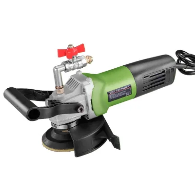Genuine Portable Lightweight Plug-In Electric Stone Polishing Machine with Water-Injection 220V for Cement Floors Marble Stone