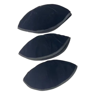 Belief Super Soft Velvet Kippah Keppel Velvet Kippafor Events and Every Day Use Single or Bulk