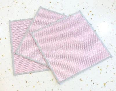 Kitchen Silver Wire Cleaning Cloth Dishwashing Cloth Used for Cleaning Tableware Sink Cooktop