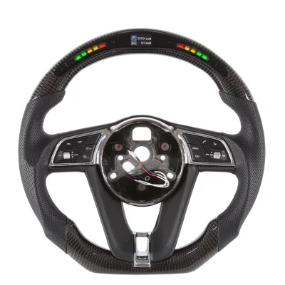 LED Smart Real 100% Carbon Fiber Steering Wheel for Bentley Steering Wheel Carbon Fiber Old to New Model Update