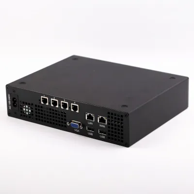 IPX2000-4 Mini IP PBX 4 FXO Intel Atom D2550 1.86GHz CPU 2G DDR3 RAM Voice Mail/IVR/Conference Call Groups Batch Add User