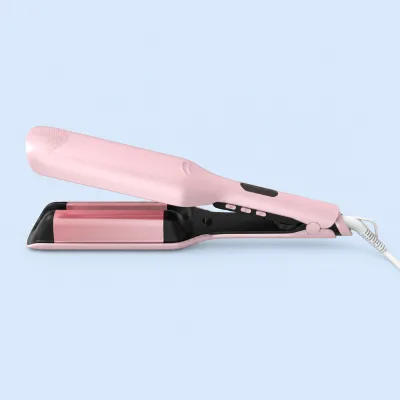 LCD Negative Ions Dual Voltage Double-Waver Iron