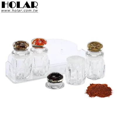 [Holar] Taiwan Made Spice Shaker Plastic with Acrylic & Designed Lid