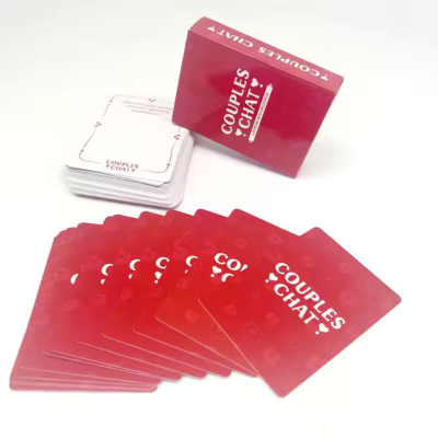 Fun Adult Card Game OEM Custom Card Game Front and Back Printing Multiplayer Question Card Games