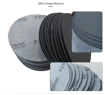 Professional 5 Inch Silicon Carbide Abrasive Disc Hook Loop Backing OEM Banmu for Automotive and Marine Use