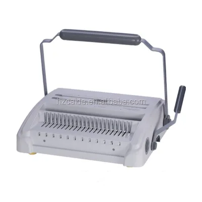 WD-7588 Manual Double Wire Hard Plastic Ring Calendar Punching Machine Double Wire Plastic Comb Multi-Function Binding Machine