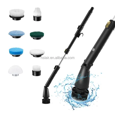 Bathroom Brush Scrubber Brush  Battery Operated Floor Cleaning Brush