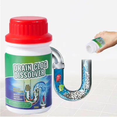 Pipe Dredge, Powerful Sink and Drain Cleaner Magic Bubble Bombs Fast Foaming Pipe Cleaner Powder Dredge Agent for Kitchen Toilet