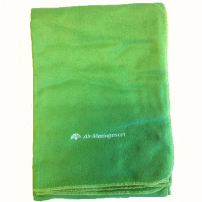 Green Made to Order 100 Polyester Polar Fleece Top Blanket Sellers