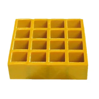 High Strength FRP Fiberglass Grating Custom Size Anti-Acid GRP Grate for Marine Deck Drainage Project