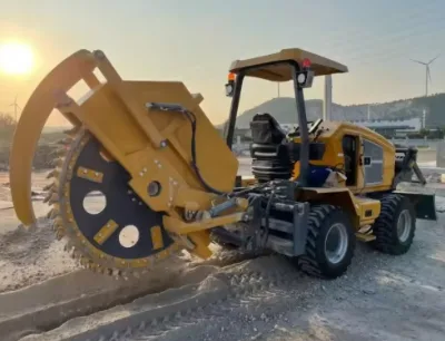 Top Brand XMT550 Trench Digging Machine Maximum Cutting Depth 660 mm Trenching Machine Digger with High Performance3