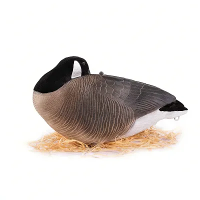 Lifelike Anti-reflective Flocking Goose Decoy Light Weight for Outdoor Sports