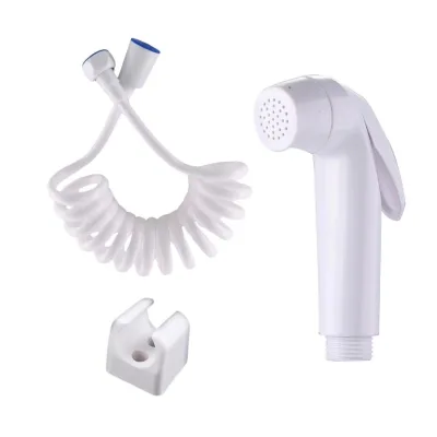 Modern Plastic Small Flower Bidet Set for Toilet Tank Including Sprayer and Washer Enhances Aesthetics and Hygiene