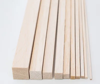 Wholesale SZYT Brand Modern Design Balsa Wood Models Kits square bar Aviation Model Material Multi Specification Balsa Wood