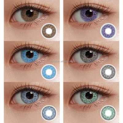 Hot Sale HEMA Contact Lenses High Comfort Softness New Street Style Anti-Dryness Design Monthly Usage Cycle