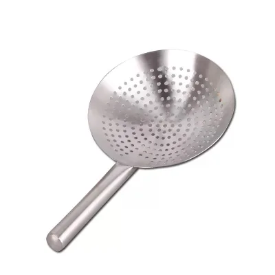 Oil Drum Stainless Steel Punching Hole Non-magnetic Large Leakage Bucket Extra Thick Full Steel Colander Strainer