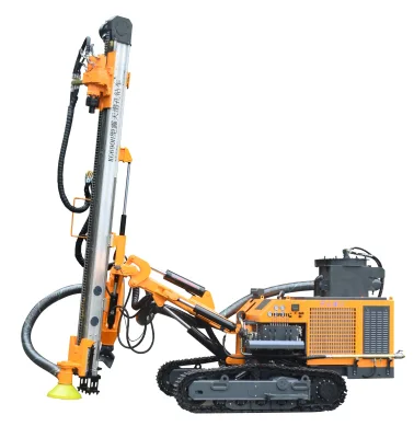 Diesel Engine Hydraulic Gold Mining Machinery Portable Surface Drilling Machine Separated DTH Drilling Rig for Rock Blasting