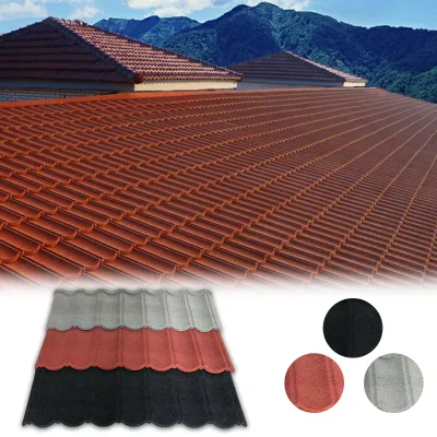 Color Stone Coated Metal Roof Tiles Ridge Cap Allmet Roofing