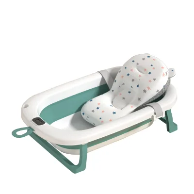 Hot Selling Newborn Children Folding Freestanding Bath Tub Collapsible Bathtub Plastic Cheap Baby Foldable Bathtub