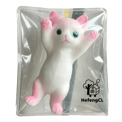 Cute Taba Cat Plastic Squeeze Toys Desktop Ornaments Party Gifts Office Decorations Welcome Gifts Class Prizes Holiday Gifts