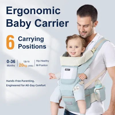 CPC Certified Custom Logo Ergonomic Baby Carrier Cotton OEM Wholesale Safety Tested Newborn to Toddler 0-36 Months