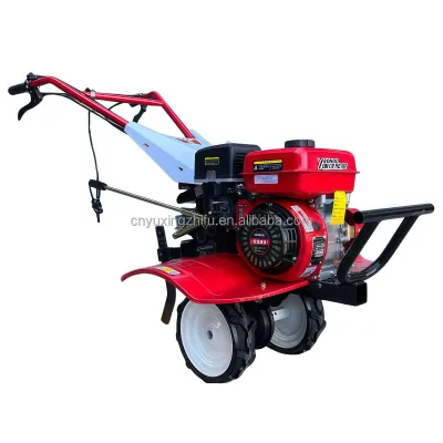 Tracked Walk-Behind Mini Tiller with Diesel Engine Hillside Plowing & Deep Tillage Machine
