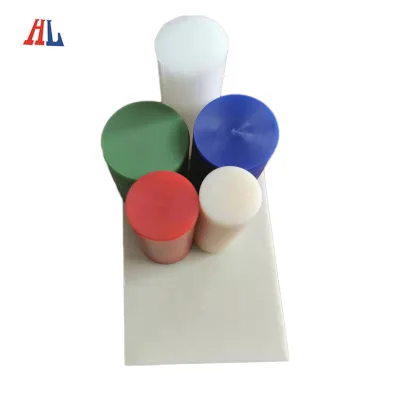 Engineering Material Extrusion Type Threaded Nylon Rod Can OEM