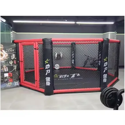 Boxing Ring Free Wrestling Tournament Muay Thai Boxing Ring Sparring Standard Floor Fighting Octagon Ring Can Be Customized