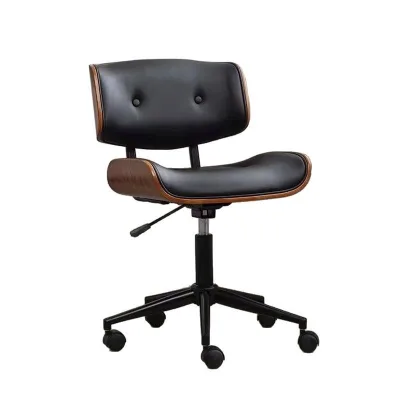 Hot Selling Ergonomic Office Chair with Swivel Base Rotating Height Adjustable Leather Office Chair for Home Office