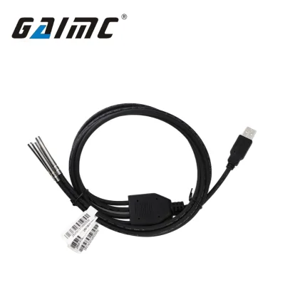 Multi-Point 1-Wire Bus DS18B20 Unique Serial Number Multi-Drop Industrial Process Monitoring Waterproof Stainless Steel Probe