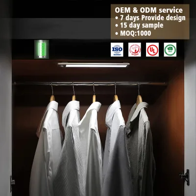 Custom Lighting Vietnam Factory ROHS LED Light Display Cabinet Battery Powered 30000H Lifetime Unlinkable Under Cabinet Lighting