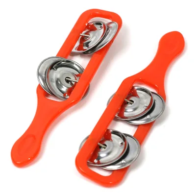 Cheap Musical Instruments Cymbal Kids Hand Bell Set Novelty Cymbal Handheld Music Toys Preschool Musical Instruments Noisemakers