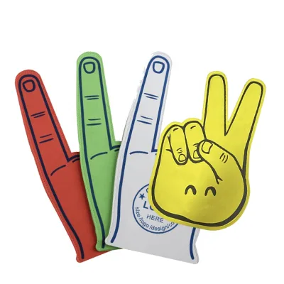 Hot Sale Custom Logo Big Hand Mini Foam Finger Finger Foam Hand