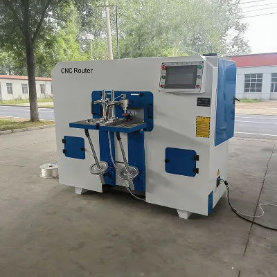 Versatile Cnc Automatic Rounded square Tenoning Mortiser Milling Machine Robust Dowel and Tenon Milling Equipment