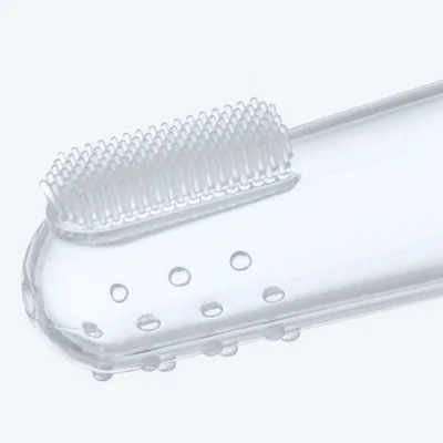 Finger Toothbrush for Baby and Pet Non-Toxic Basic silicone Finger toothbrush easy to clean teeth silicone toothbrush