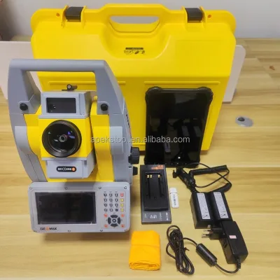 Industrial Grade Survey Instrument Robotic Total Station IP55 Dust and Waterproof Reflectorless 500m/1000m Zoom75
