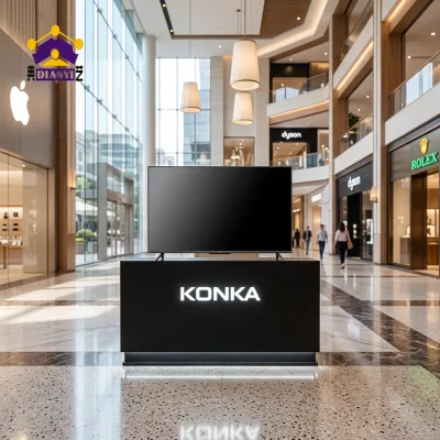Customized Retail Shop Display Cabinet Showcase for Store Counter & Shopping Mall Showroom