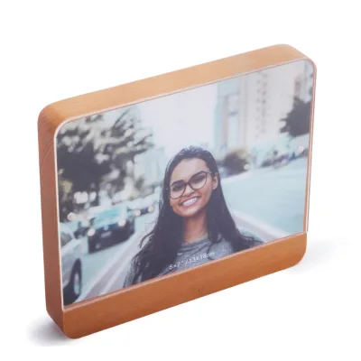 Desktop Wooden Photo Picture Frames Case With Acrylic Board Wood Frame For Home Decoration
